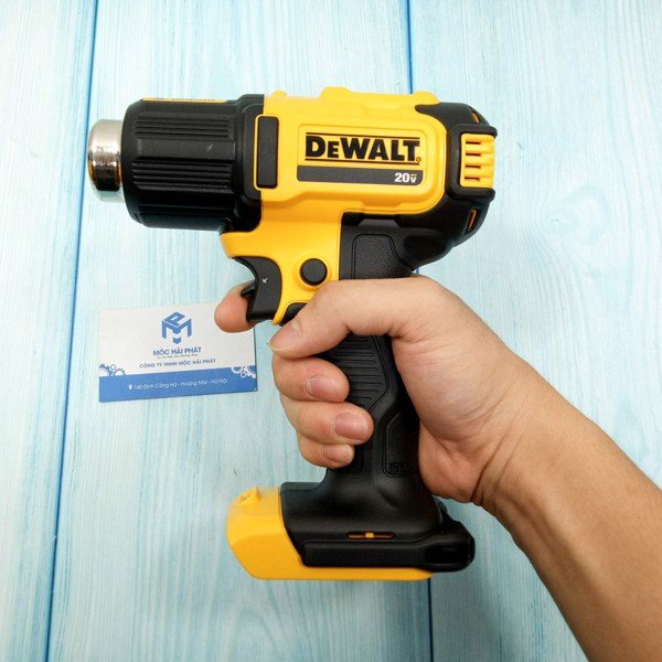 Khò thổi nhiệt pin, Máy thổi hơi nóng dùng Pin 18V Dewalt DCE530