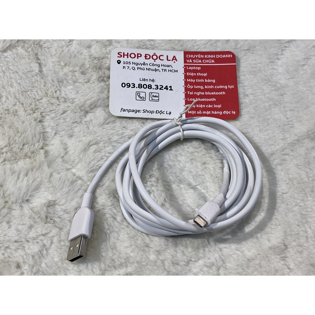 Cáp Anker Lightning PowerLine 1.8m A8112 (sạc iphone, ipad)