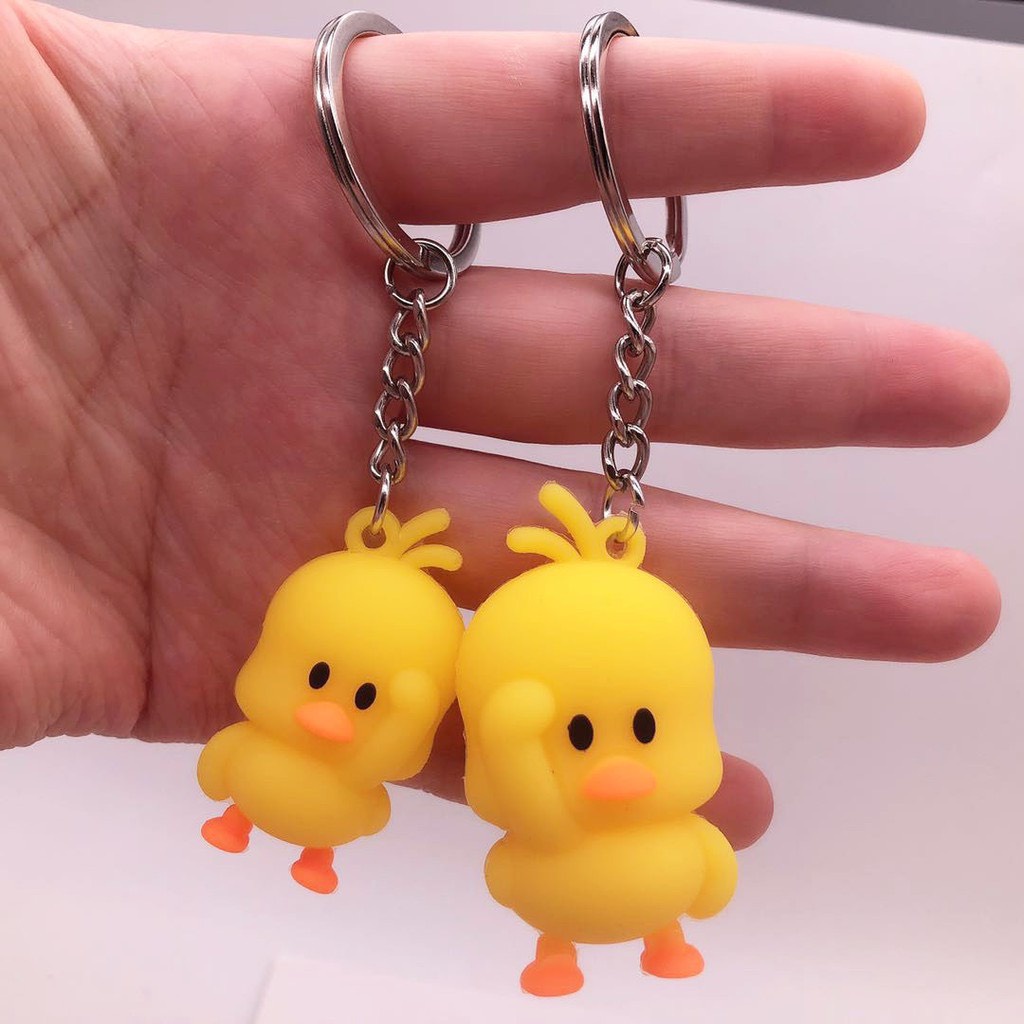 Móc khóa vịt vàng mini  💜 Molang shop 💜