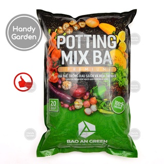 20dm³ potting mix ba for vegetable and flower - giá thể trồng rau và hoa - đất trồng rau sạch organic
