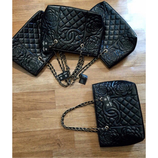 Túi chanelvaan hoa trà size to