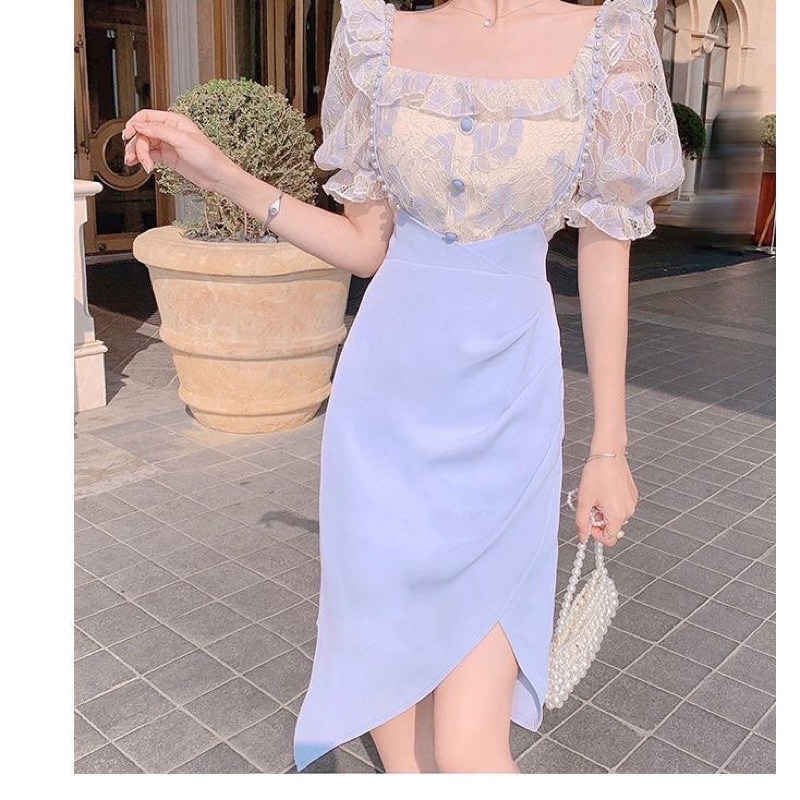 Set váy retro Pháp