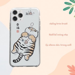 Ốp iphone Hổ béo ngủ suốt ngày  cho IP 5 đến IP 12 pro max BLUIMH00067