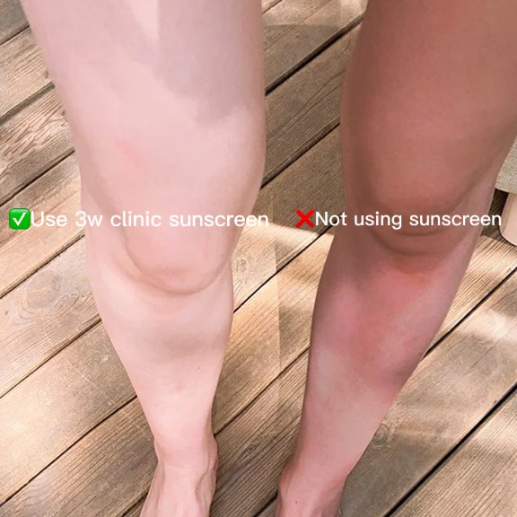 Kem Chống Nắng 3W Clinic Chứa Vitamin Tự Nhiên Giúp Dưỡng Ẩm Ngăn Ngừa Tia UV SPF50 PA + + +