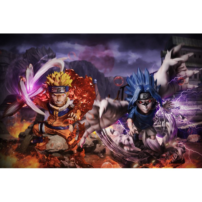 Mô hình Naruto Resin chính hãng - Naruto & Sasuke G5 studio
