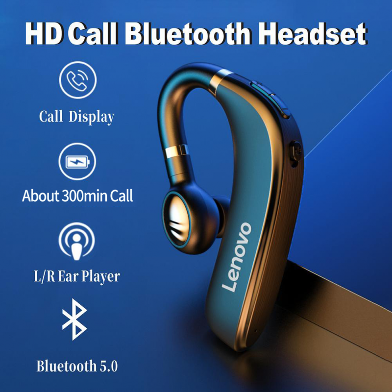 Tai Nghe Bluetooth 5.0 Móc Vành Tai Lenovo HX106