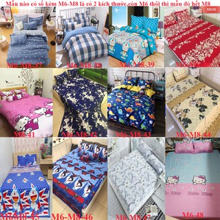 Xả Kho Bộ ga gối đủ kích thước poly