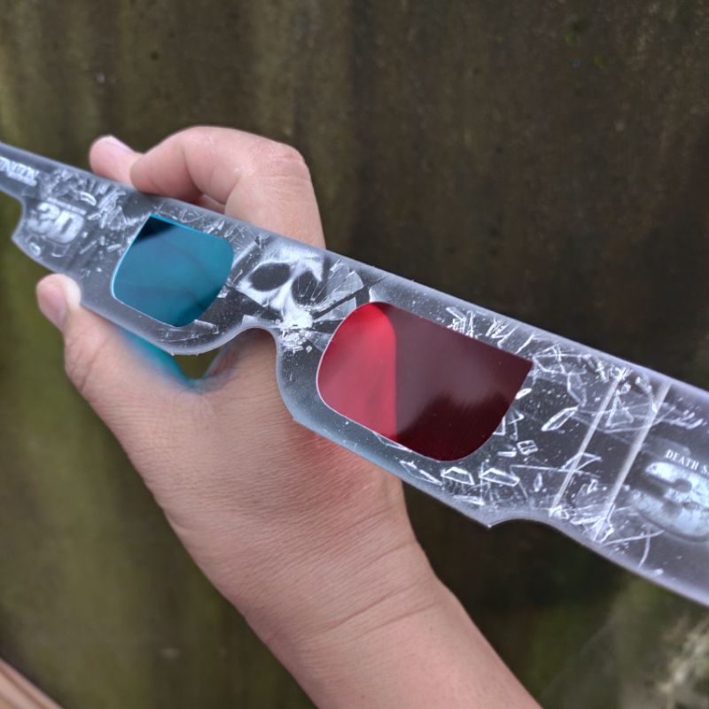 Kính xem phim 3D red-cyan giấy USA
