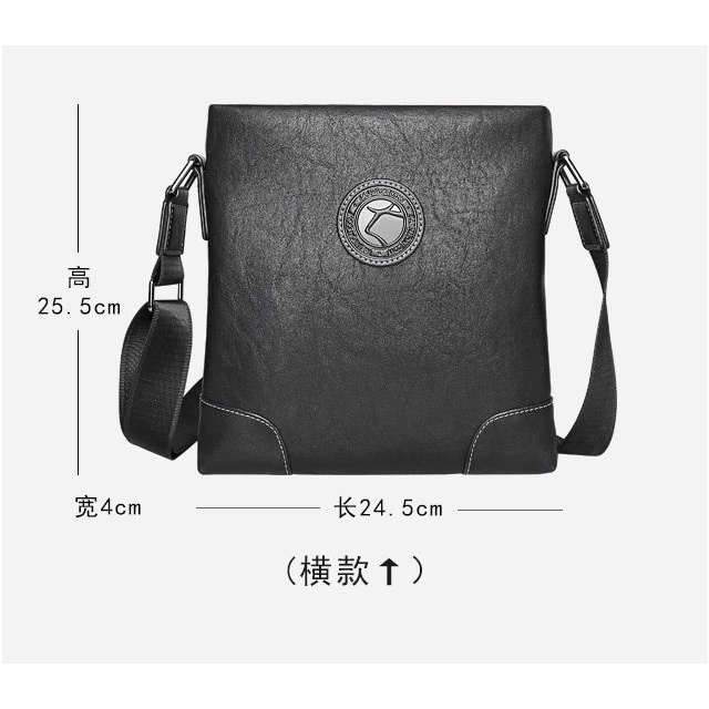 Túi đeo chéo vai bằng da phong cách Pháp thời trang cho nam C-9808 | BigBuy360 - bigbuy360.vn