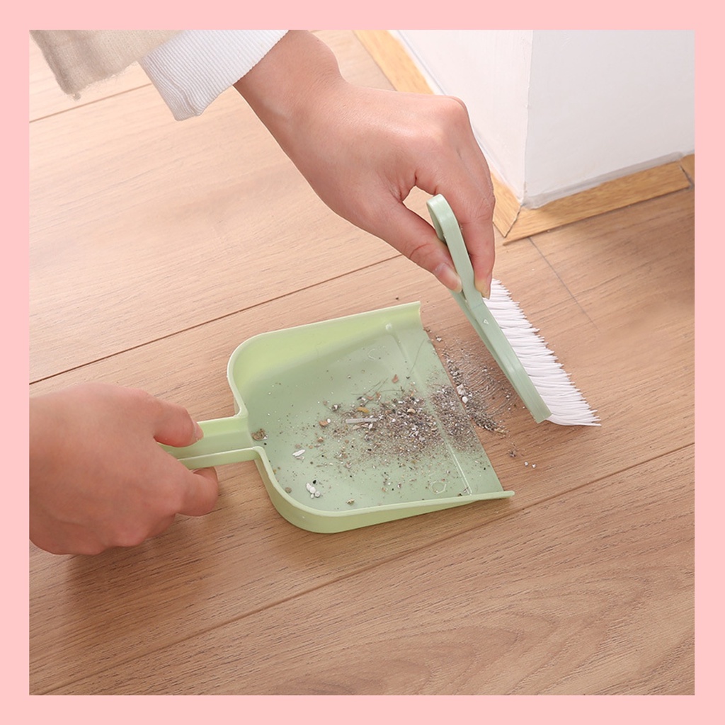 [ĐỜI SỐNG] Bộ chổi quét bụi và hốt rác mini đa năng dùng cho mọi lúc mọi nơi
