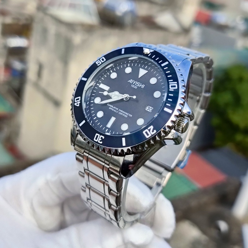 Đồng hồ nam chính hãng đẹp thời trang cao cấp giá rẻ dây thép chống nước ROZIDA DH04 | BigBuy360 - bigbuy360.vn