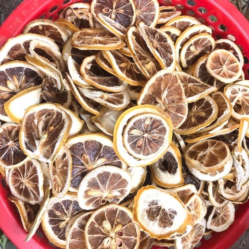 Chanh khô Thái lát đều đẹp nguyên miếng gói 500gr