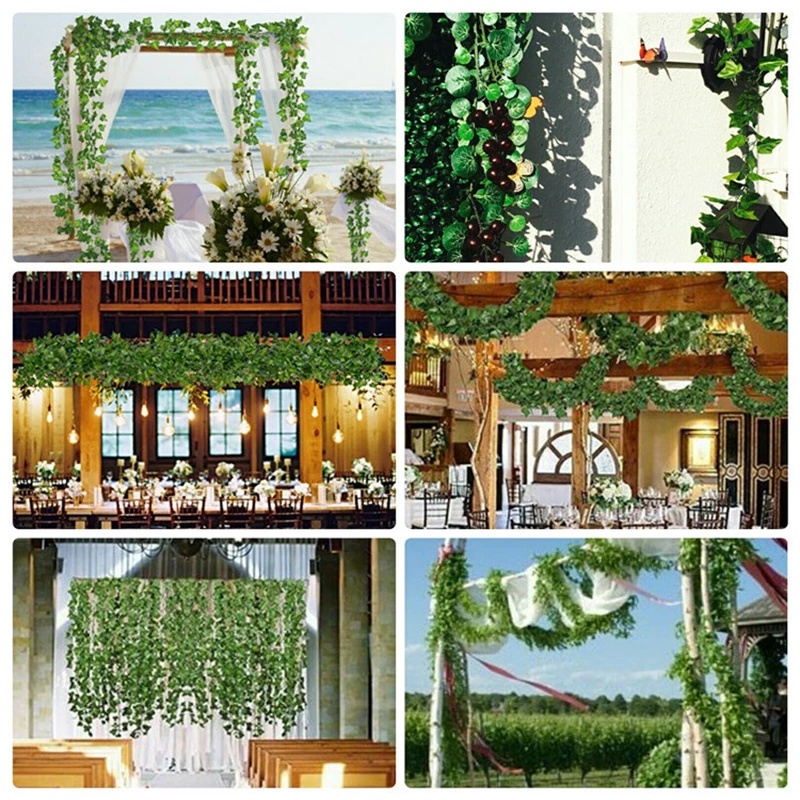 Dây lá thường xuân nhân tạo trang trí nhà cửa / sân vườn / tiệc cưới