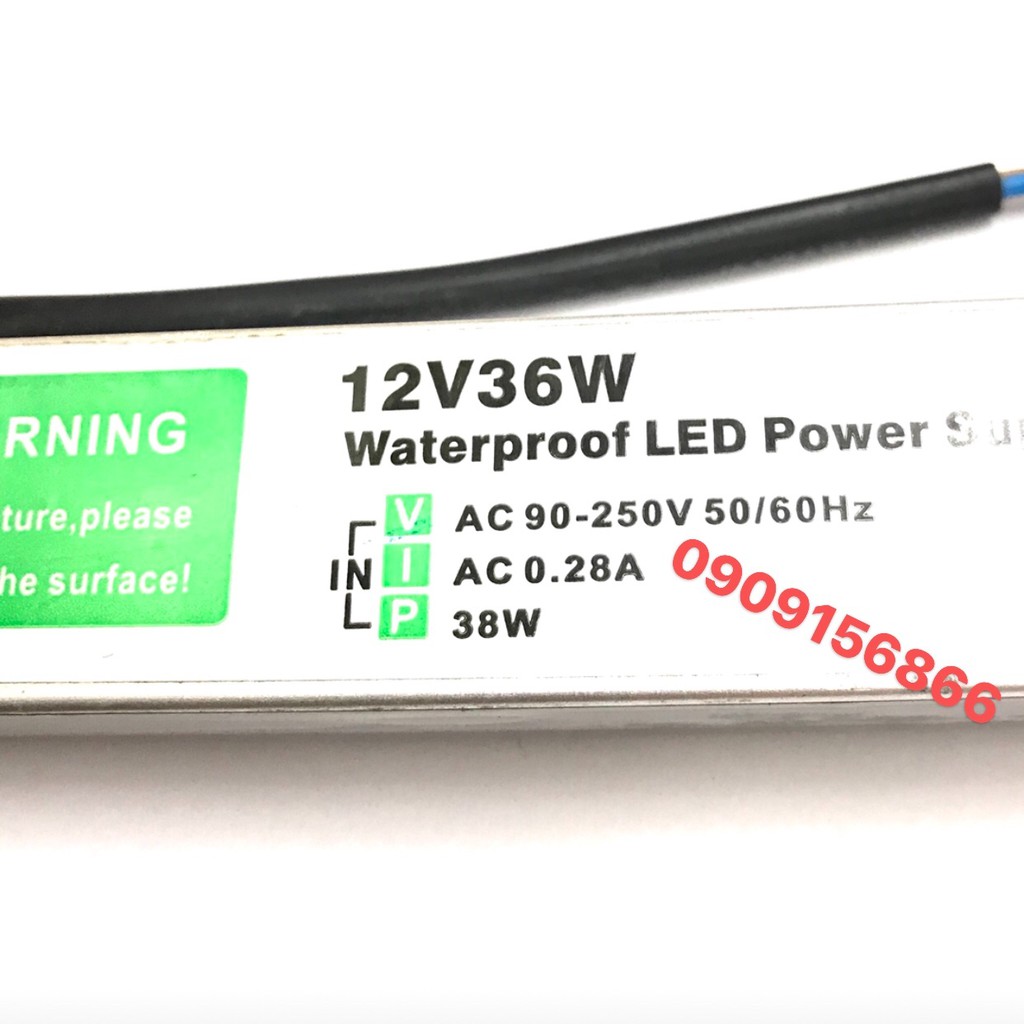 Nguồn đũa 12v 3a chống mưa ip 67