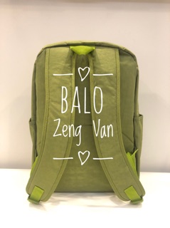 Balo Laptop 107 dây kéo giữa