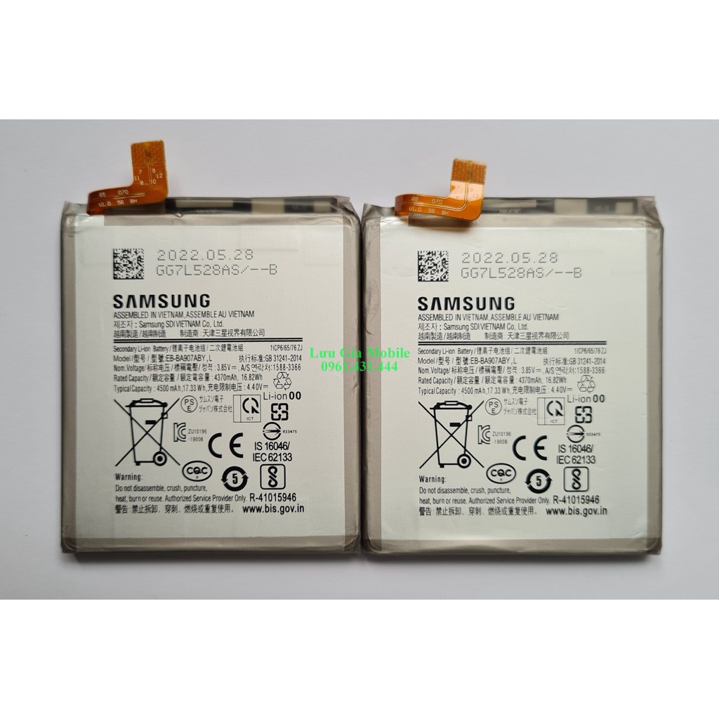 Pin Samsung Galaxy S10 Lite zin hãng A907