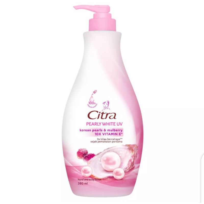 Citra Hand Body Lotion Pearly White Uv - 380ml