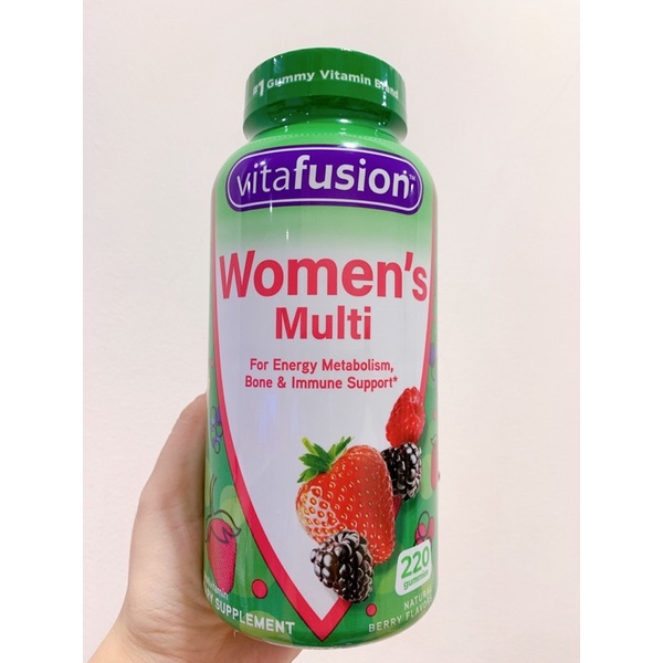 Kẹo dẻo Vitafusion Women’s Multivitamin 220 gummmies