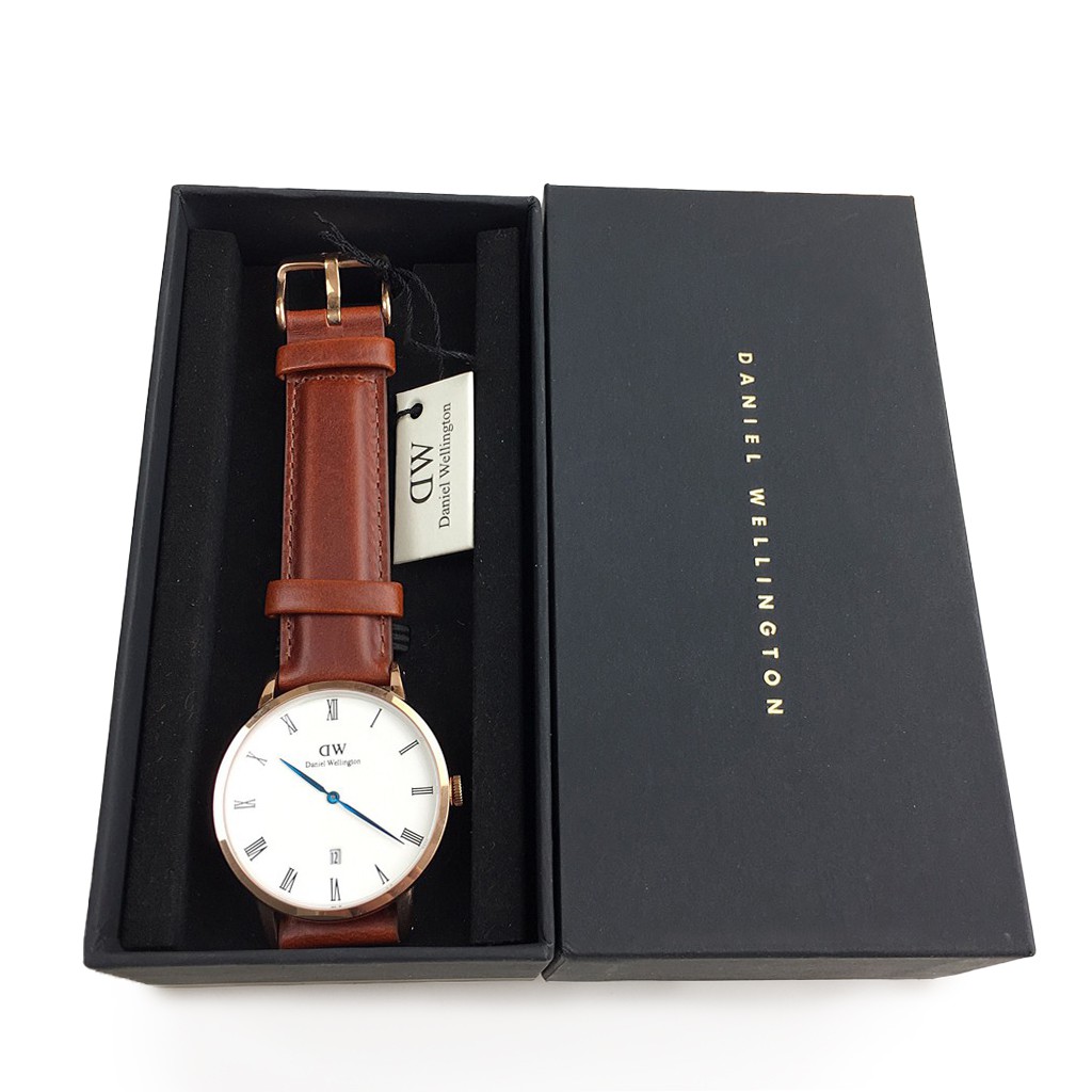 Đồng hồ nam Daniel Wellington Dapper St Mawes viền vàng (34-38mm)