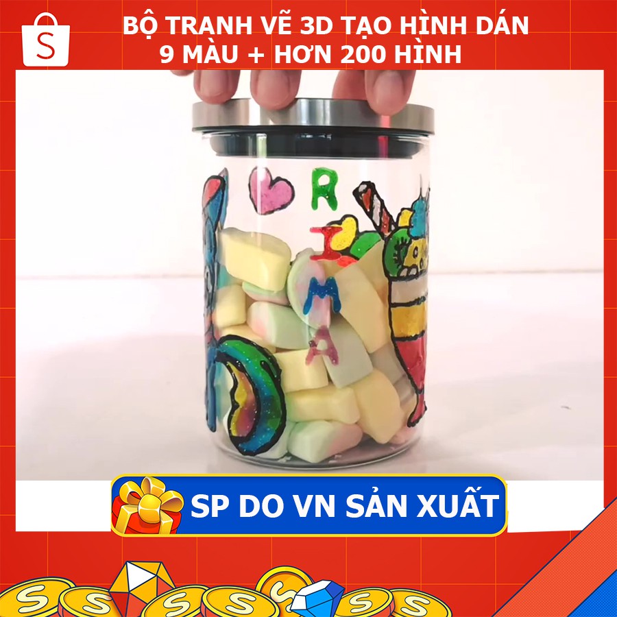 Bộ tranh vẽ 3D cho bé tập vẽ