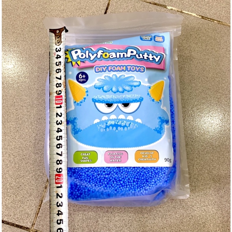 Đất sét xốp PUTTY POLYFAOM - Slime bọt biển ngọc trai 7 màu