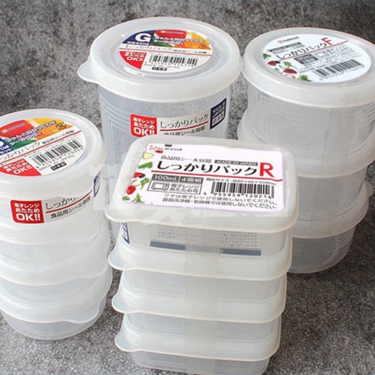 - Hộp trữ đông, hộp bảo quản đồ ăn dặm có nắp mini, hộp đựng linh kiện điện