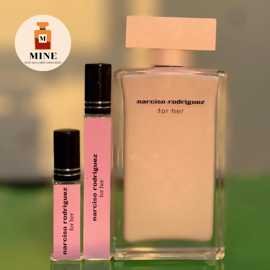 [5ml 10ml] Nước Hoa Mini Narciso Rodriguez For Her | Narciso Hồng