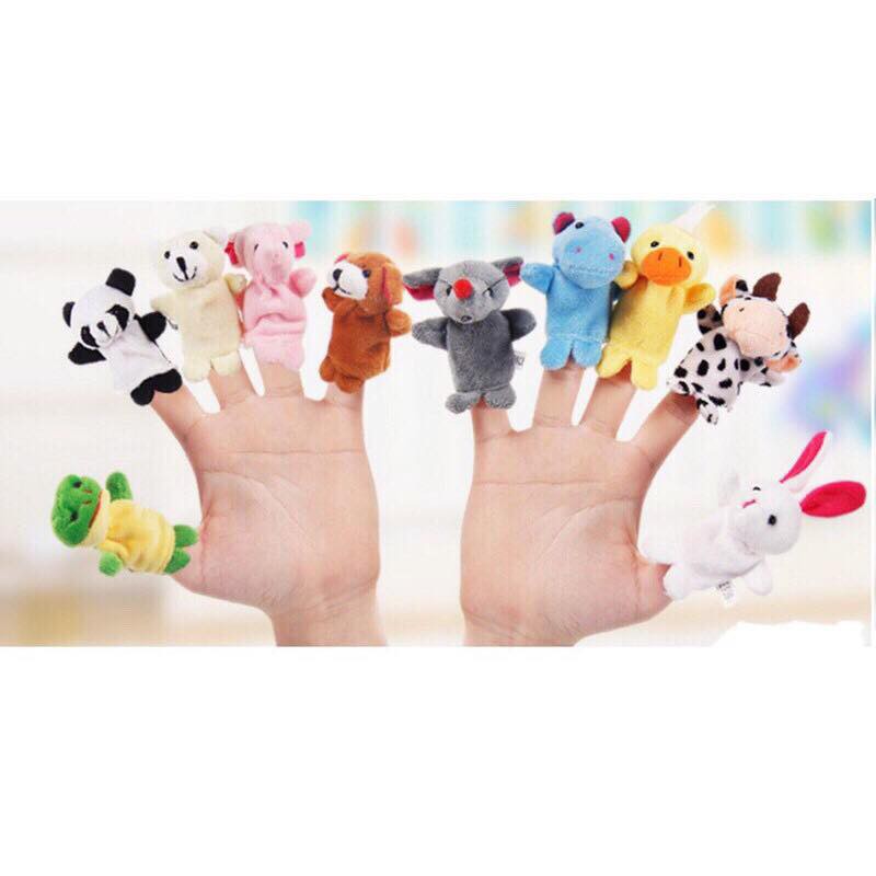 [Mã LIFE0503TOYS giảm 10% đơn 0Đ] Bộ thú rối 10 con xỏ ngón tay