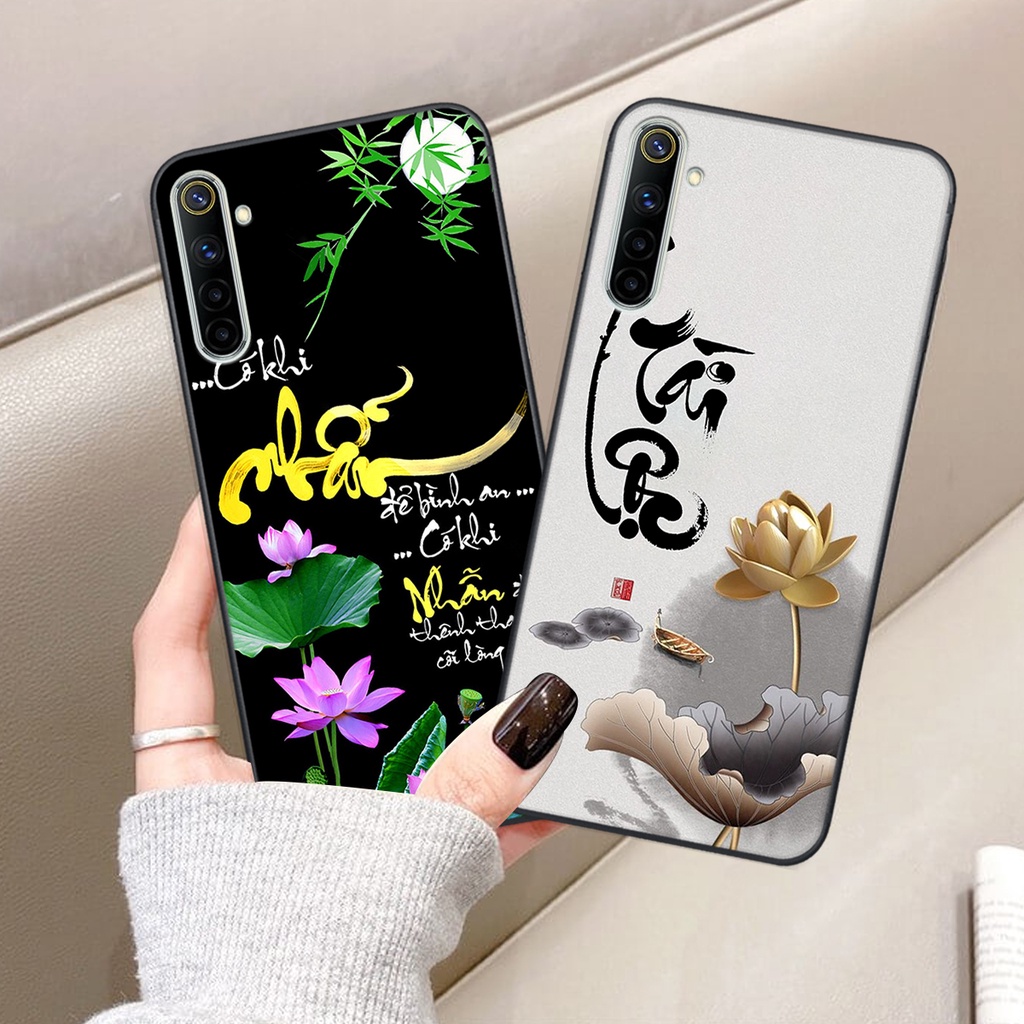 Ốp lưng Realme 6 / 6 PRO in hình chữ tài chữ lộc, Cha Mẹ, bình an SIÊU ĐẸP