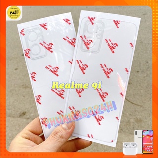 Miếng dán PPF mặt sau REALME 9i trong suốt ánh cầu vồng chống trầy xước - phukienso24h