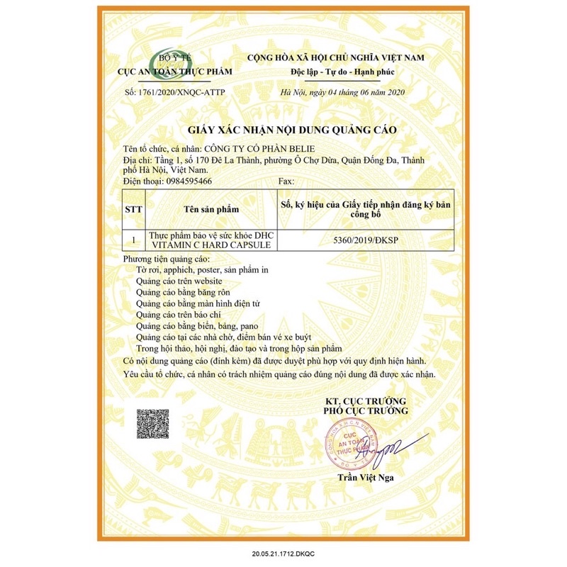 Viên Uống DHC Bổ Sung Vitamin C 20 Ngày 40 Viên Vitamin C Hard Capsules (90 Days Supply) | Thế Giới Skin Care