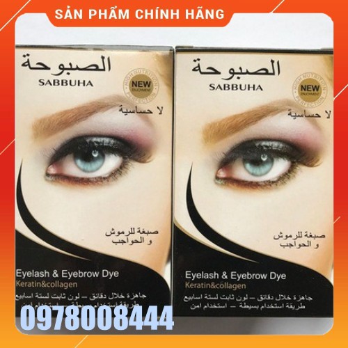 Phủ đen mi, nhuộm mi Thái Lan - Sabbuha, Chính hãng.