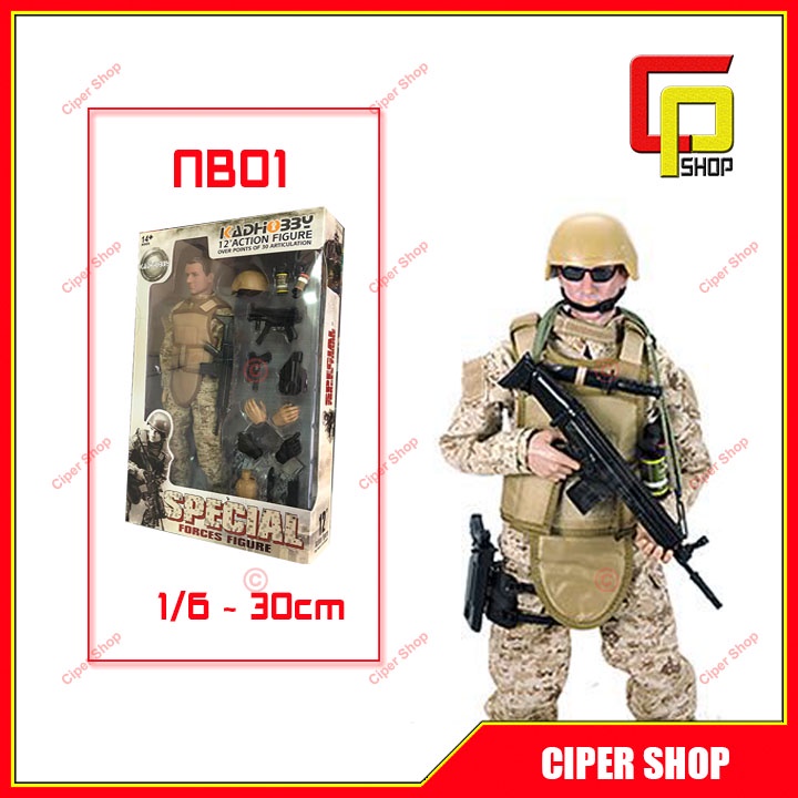 Mô hình lính 1/6 30cm NB01 ACU - Action Figure