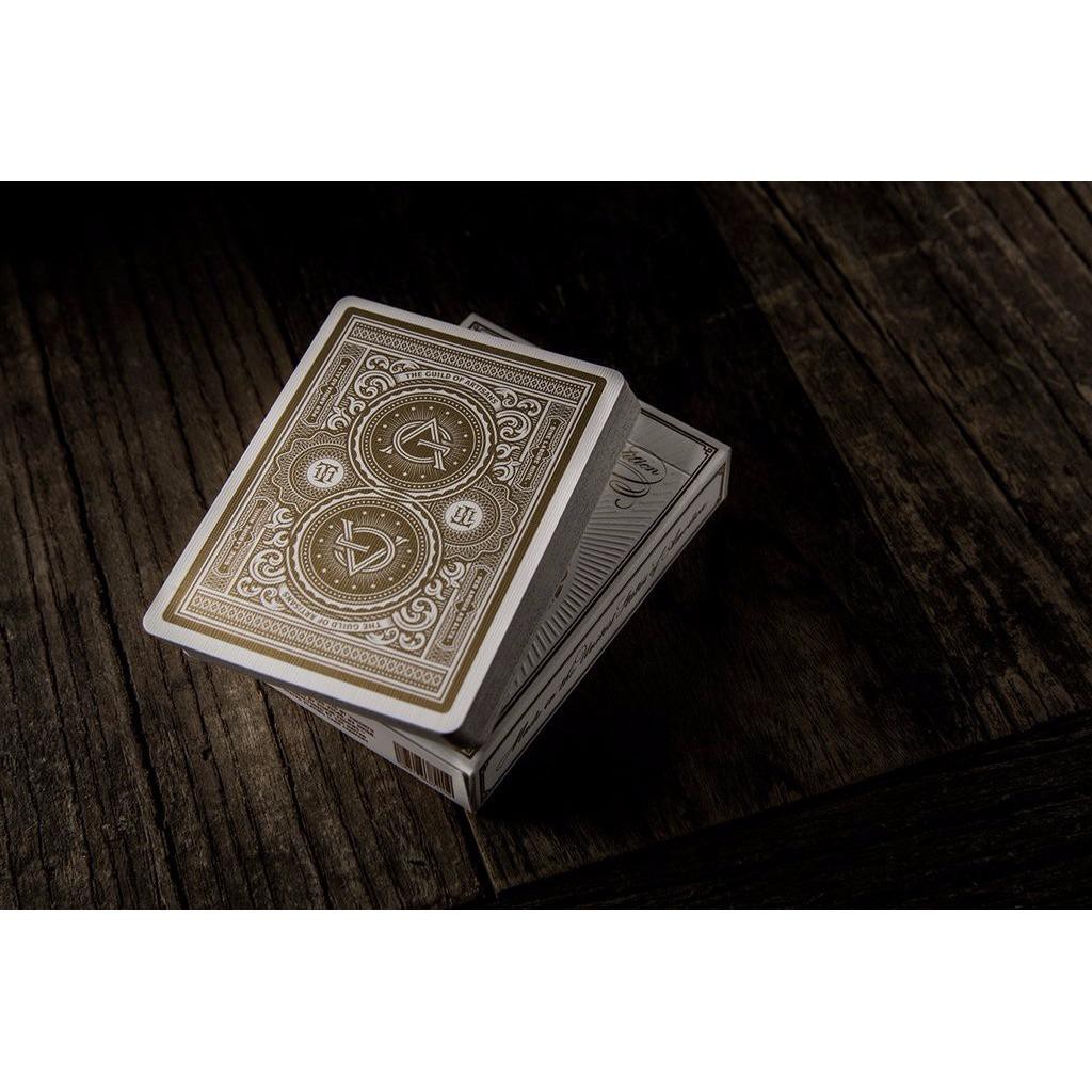Bài ảo thuật bicycle USA cao cấp : White Artisans Deck