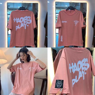 Áo Thun Hades Play Màu Đen , Hồng Ruốc , Xám Unisex Streetwear Streetstyle