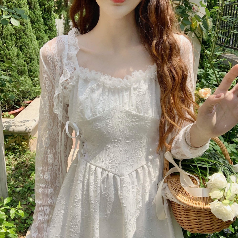 Áo Khoác cardigan Chống Nắng Phối Ren Thời Trang Mùa Hè Cho Nữ