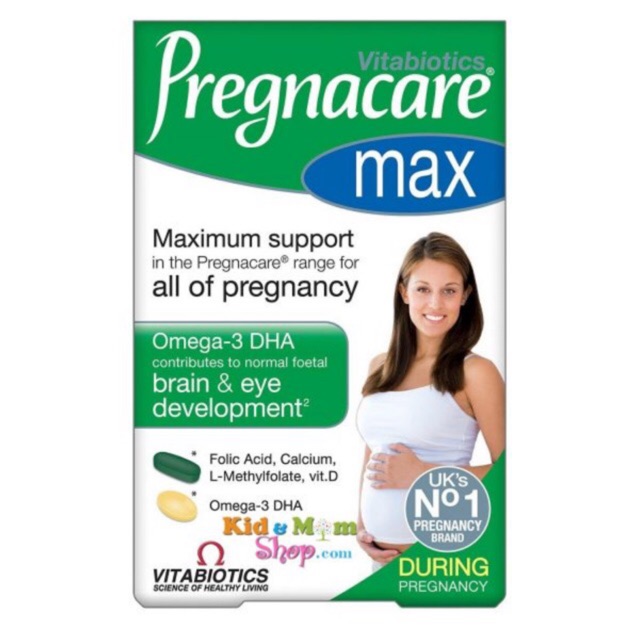 [2022]Vitamin bổ sung cho phụ nữ mang thai PREGNACARE MAX