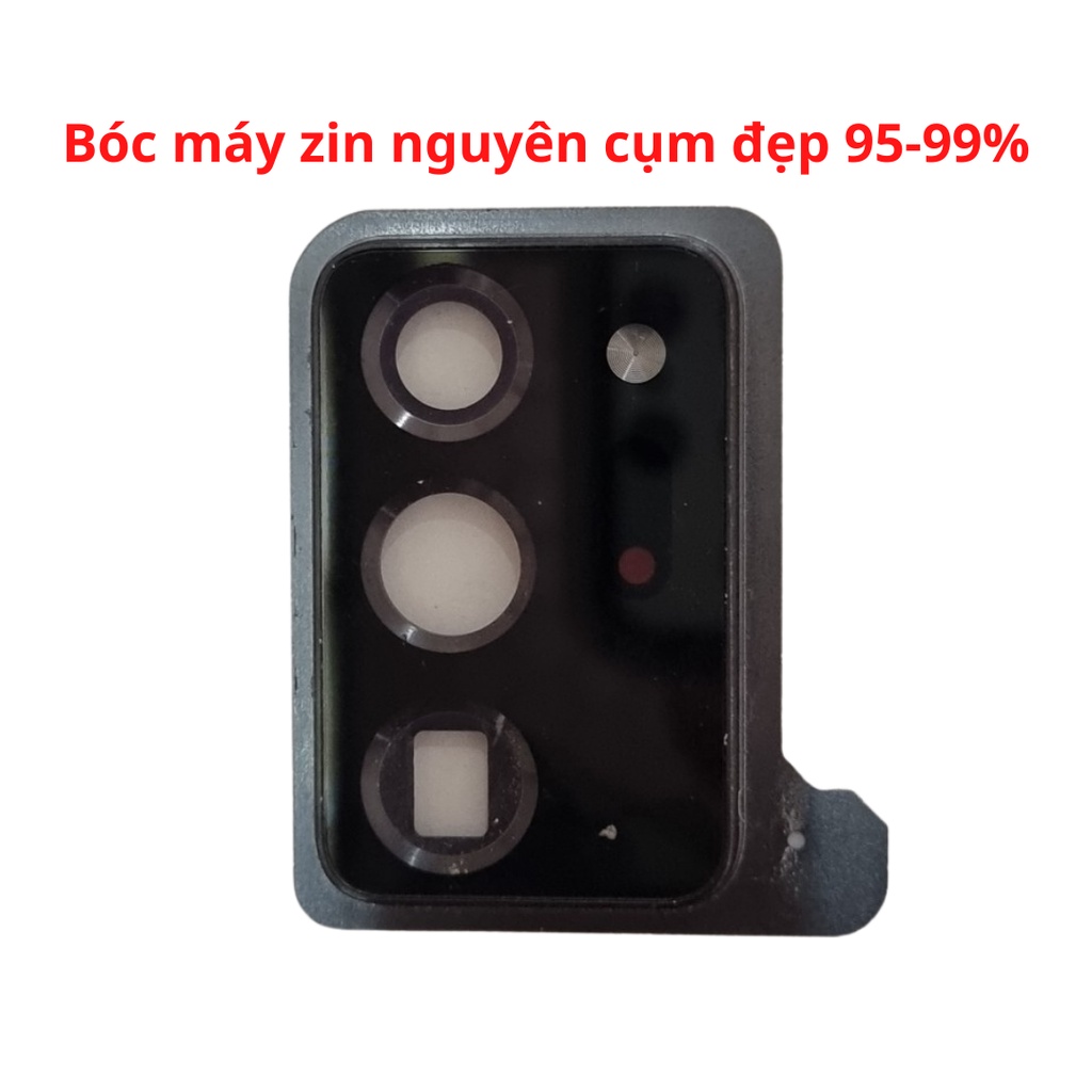 Cụm Kính Camera Samsung Note 20 Ultra / SM-N986 Màu Vàng Đồng / Đen Hàng Tháo Máy Zin Đẹp 95-99%
