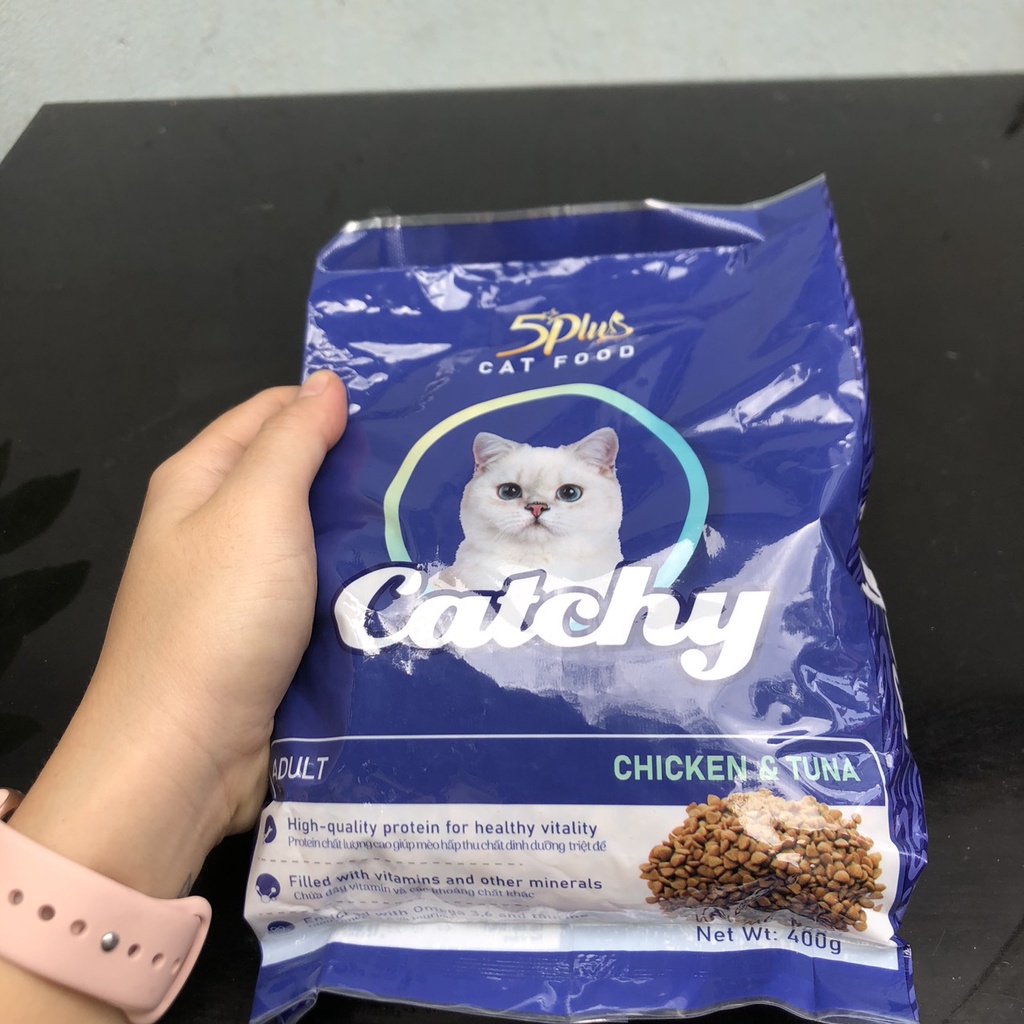 HẠT CATCHY CHO MÈO TRƯỞNG THÀNH VỊ GÀ & CÁ NGỪ