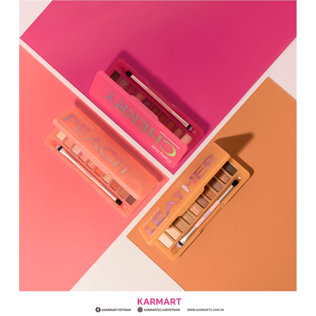 [Mã FMCGM50 - 8% đơn 250K] Bảng màu mắt Cathy Doll Eyeshadow Palette 1g x 10Colors | BigBuy360 - bigbuy360.vn