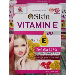 VITAMIN E ĐỎ OSKIN - HỘP 30 VIÊN