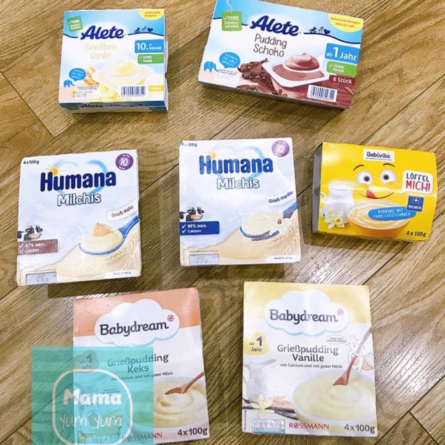 Combo váng sữa Bebi, Alete, humana
