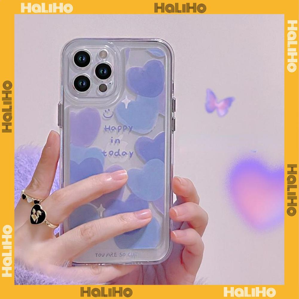 iPhone Case Clear Case Soft Thick TPU Shockproof Super Transparent Protection Camera Plating Button Purple Butterfly For iPhone 13 Pro Max iPhone 12 Pro Max iPhone 11 iPhone 7 Plus