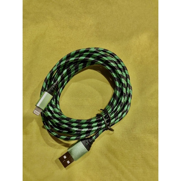 💥💥 Dây Cáp Sạc Dài 3M Dây Dù, Sạc Nhanh- Dành cho Ipone và Samsung siêu bền