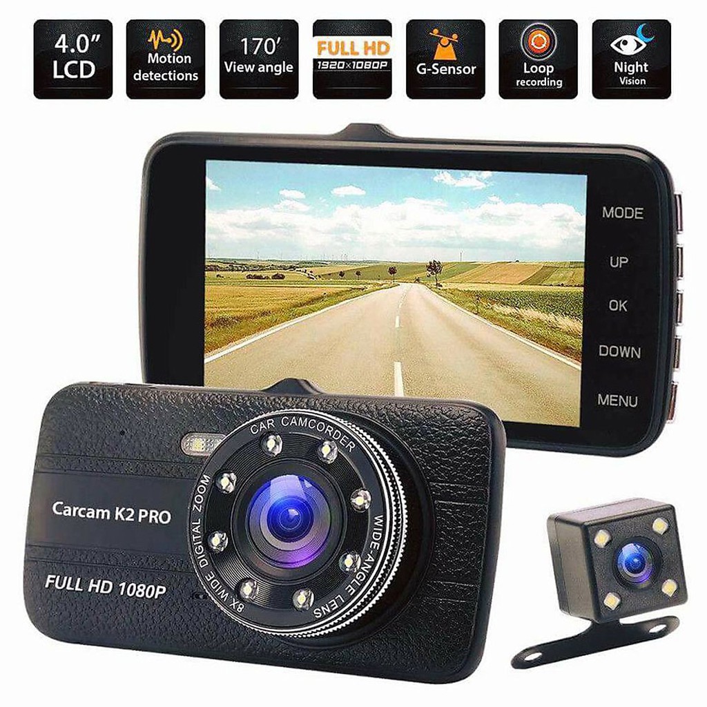 Camera hành trình VEHICLE BLACKBOX 1080p 4.0 inch X004