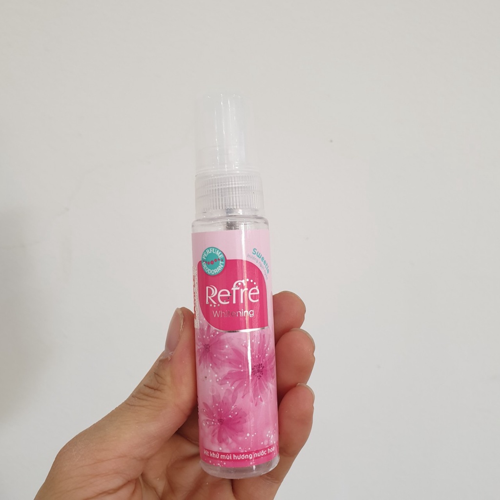 [Mẫu Thử KHÔNG VỎ HỘP 30ml ] Xịt khử mùi chiết xuất từ thiên nhiên Refre Natural 30ml Chính Hãng