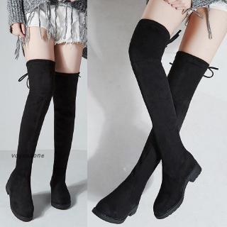 Giày Bốt Cổ Cao Qua Gối Thời Trang Dành Cho Nữ