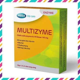 MULTIZYME – bổ sung men tiêu hóa (enzyme) từ vi sinh vật,g ừng & bạc hà giảm rối loạn tiêu hóa, đầy hơi, chướng bụng