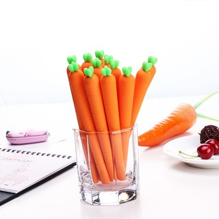 Bút Gel mực cà rốt Bút hoạt hình để viết trường Đồ dùng văn phòng Văn phòng phẩm