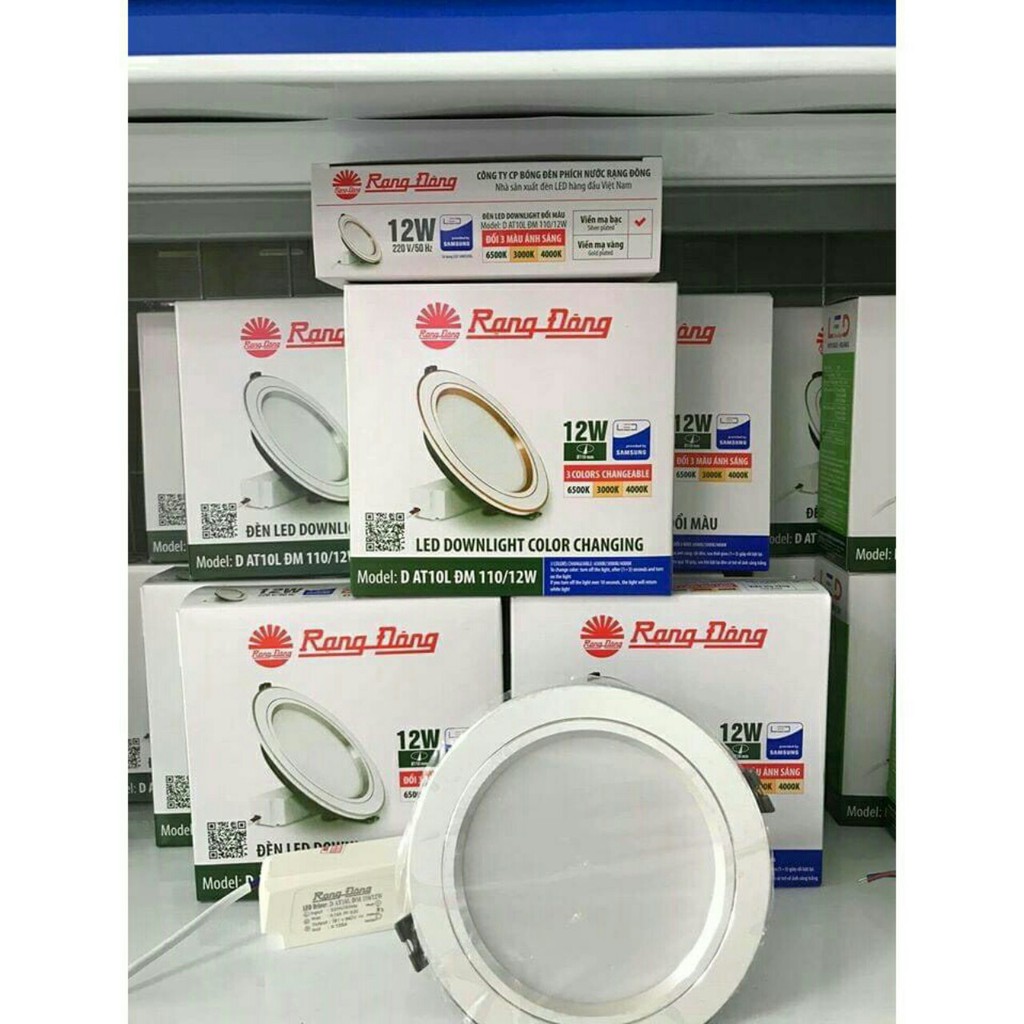 Led Panel viền vàng đổi màu 3 chế độ ánh sáng
